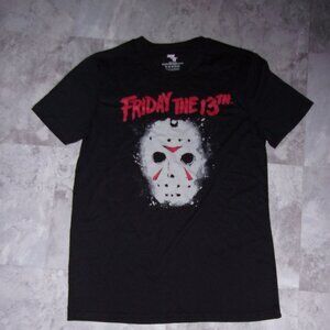 NEW friday 13th Jason size medium tee shirt top black graphic mens t
